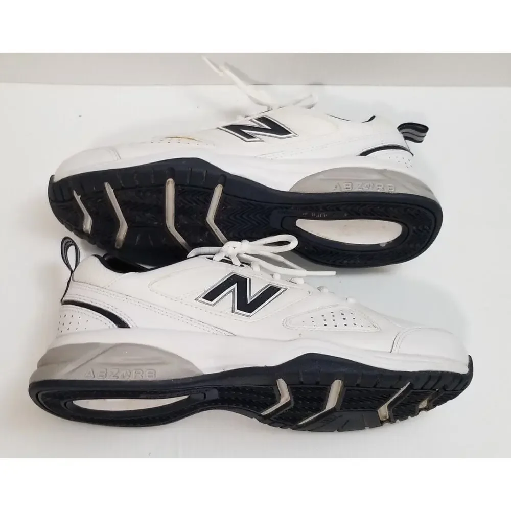 New Balance 623 MX623WN White Navy Blue Gray Sneakers Shoes Mens Size 7.5 D